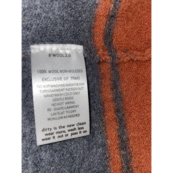 NWT Toad & Co Merino Wool Heartfelt Hoodie Womens Medium Gooseberry Stripe - Picture 9 of 10